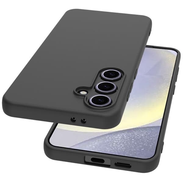 Mjukt och matt Samsung Galaxy S24 FE skal - Genomskinlig Transparent