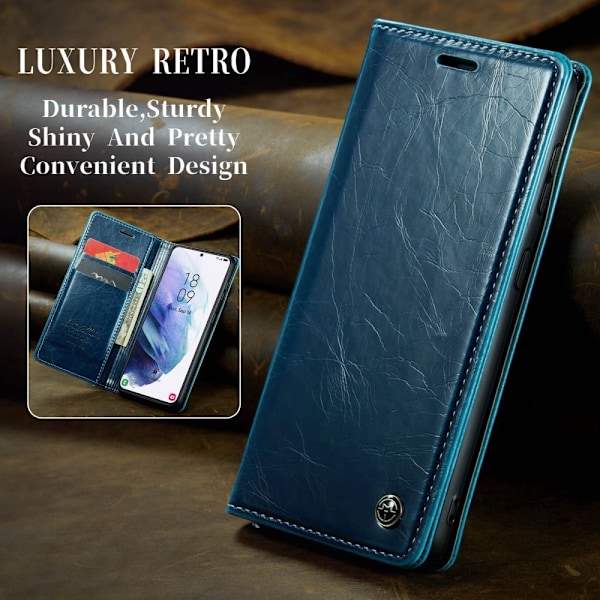 CaseMe lent Samsung Galaxy S21 Plus 5G fodral - Blå Blå