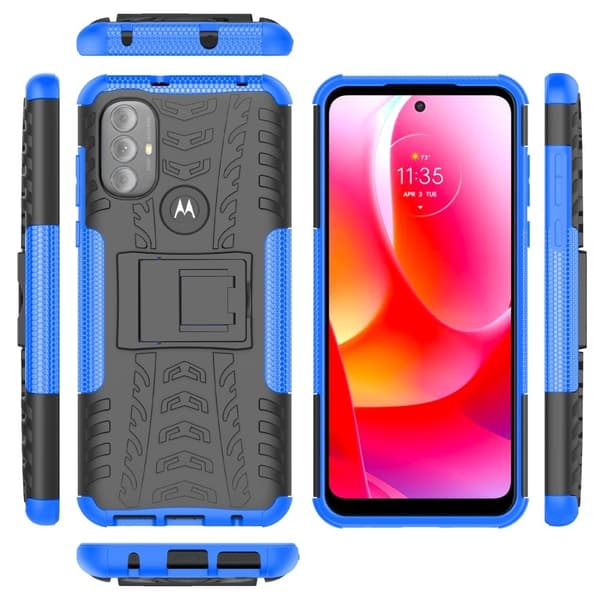 Offroad Motorola Moto G Power (2022) skal - Blå Blå