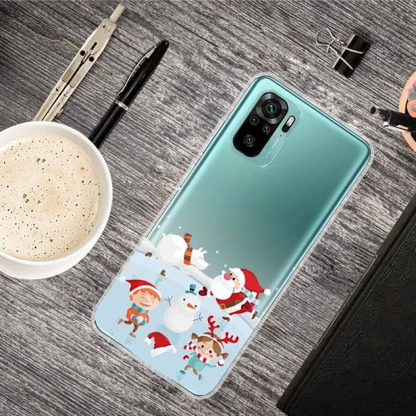 Juleetui til Xiaomi Redmi Note 10S / Redmi Note 10 - Leger Sjovt Multicolor