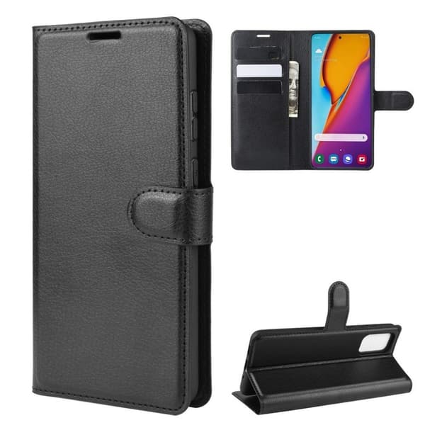 Classic Samsung Galaxy S20 Plus flip case - Sort Black