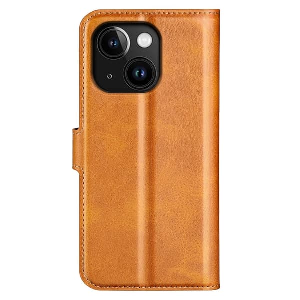 Lompakko Nahkakotelo For iPhone 15 - Keltainen Yellow