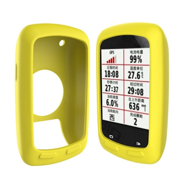 Garmin Edge 800/810 cover i silikone - Gul Yellow