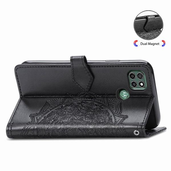 Mandala Motorola Moto G9 Power Flip Etui - Sort Black