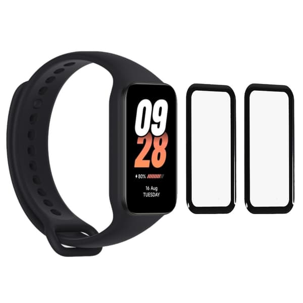 2Pcs / Pack Xiaomi Smart Band 8 Active Screen Protector Ultra Clear Watch Screen Film Transparent