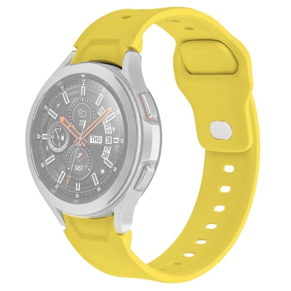 Samsung Galaxy Watch 4 Classic (46mm) / (42mm) silikoneurrem - Mango Gul Yellow
