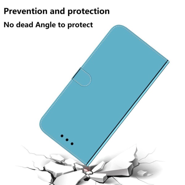 Mirror Samsung Galaxy Note 20 Ultra Flip Etui - Blå Blue