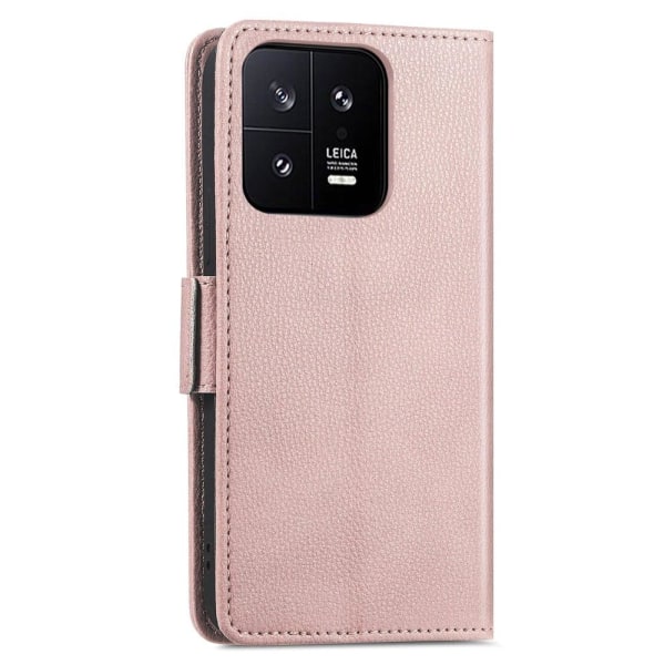 Smidigt och tunt PU-läder Xiaomi 13 fodral - Roséguld Rosa