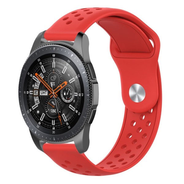 22mm Samsung Galaxy Watch (46mm) silikoninen kellonauha - Punainen Red