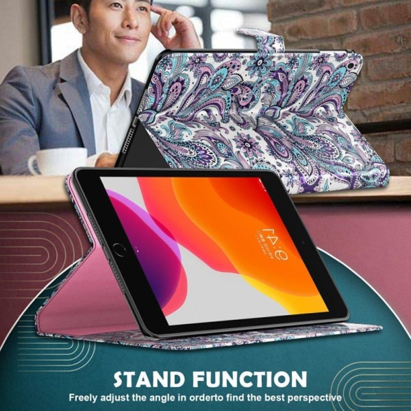 Lenovo Tab M8 patterned leather flip case - Flower Pattern multifärg