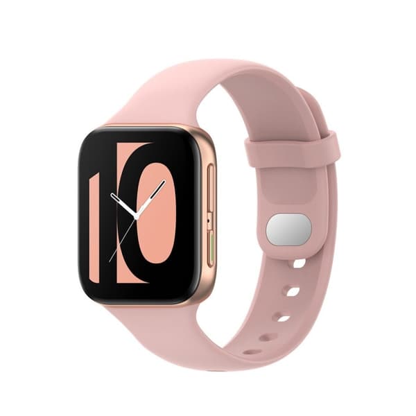 Oppo Watch (46 mm) enkelt silikonarmbånd - Rosa Pink