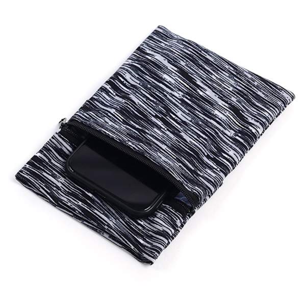 Universal cool elastisk armbandspåse - Randig Svart