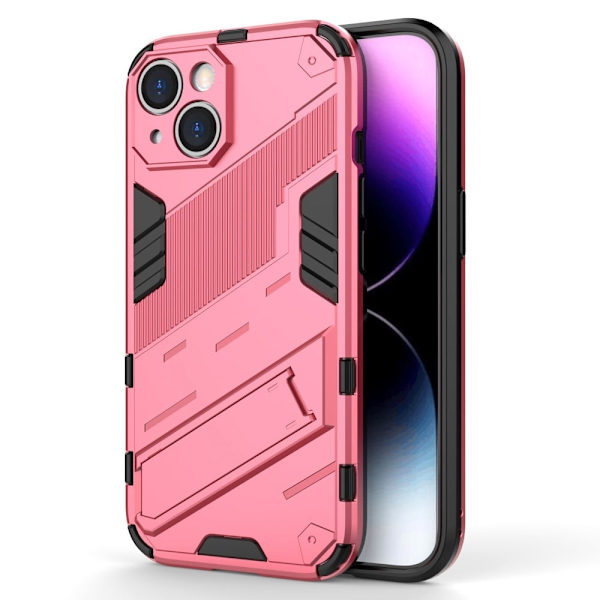 Shockproof Hybrid Deksel med A Modern Touch til iPhone 15 Plus - Rose Pink