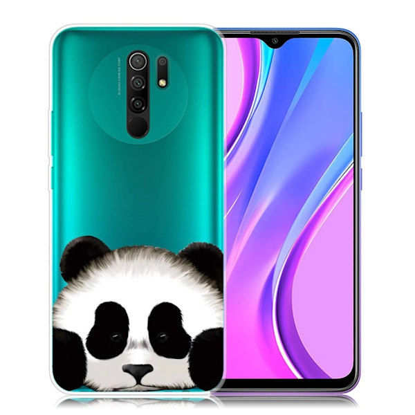 Deco Xiaomi Redmi 9 Etui - Panda White