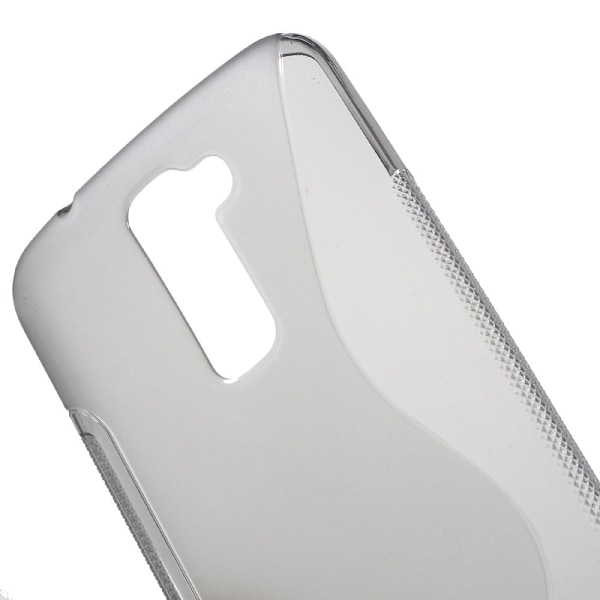 Lagerlöf LG K10 TPU Kuori - Harmaa Silver grey