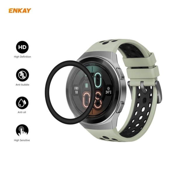 2kpl ENKAY HAT PRINCE Huawei Watch GT2e 46mm näytönsuoja - Without Scale Transparent