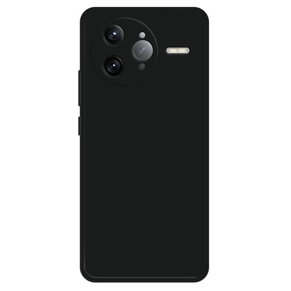 Xiaomi Redmi K80 Pro 5G Fleksibelt etui Lige kantbeskyttelse Telefoncover - Sort Black