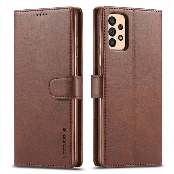 LC.Imeeke läder Samsung Galaxy A33 5G fodral - Brun Brun