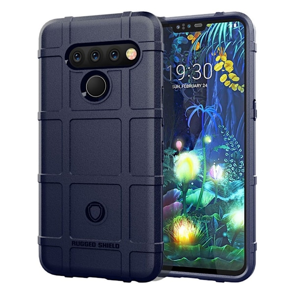 Rugged Shield LG V50 ThinQ deksel - Mørke blå Blue