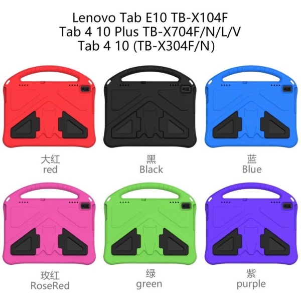 Lenovo Tab E10 eva sparrow style Fodral - Lila Lila