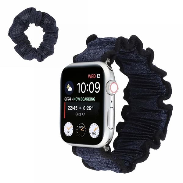 Apple Watch Series 6 / 5 40mm hårbånd med tema - Mørkeblå Blue