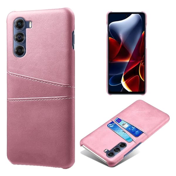 Dual Card Etui Motorola Edge S30 - Rose Gull Pink