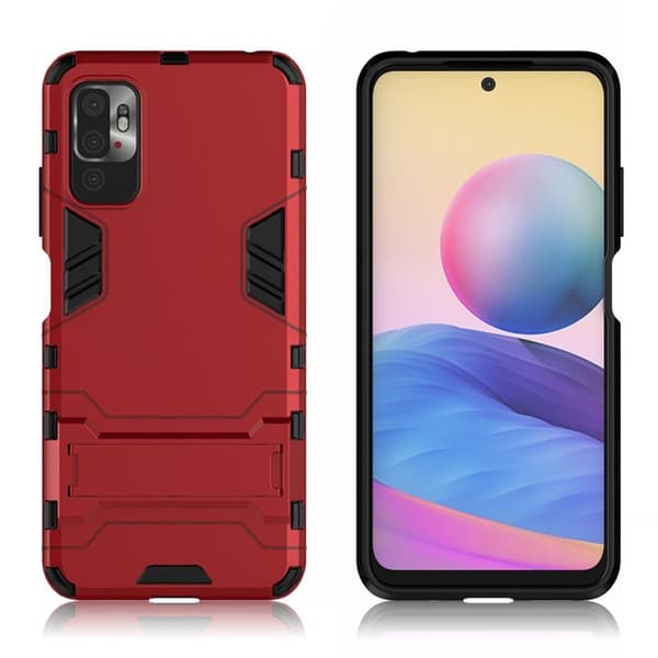 Cool Guard Xiaomi Redmi Note 10 5G skal - Röd Röd