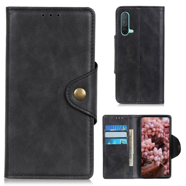 Alpha OnePlus Nord CE 5G læder flip etui - Sort Black