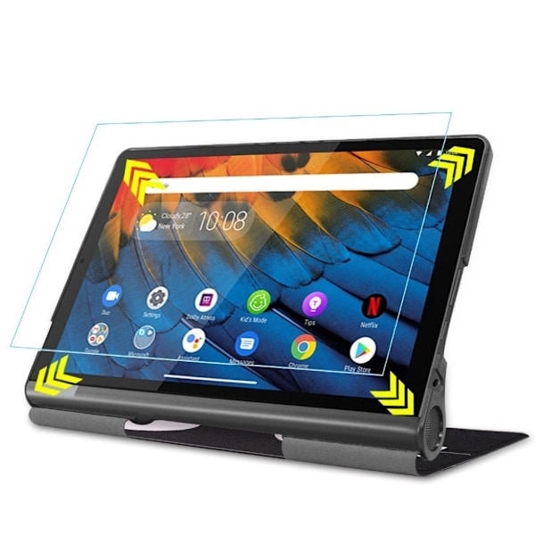 Lenovo Yoga Smart Tab 10.1 arc edge tempered glass screen protector Transparent