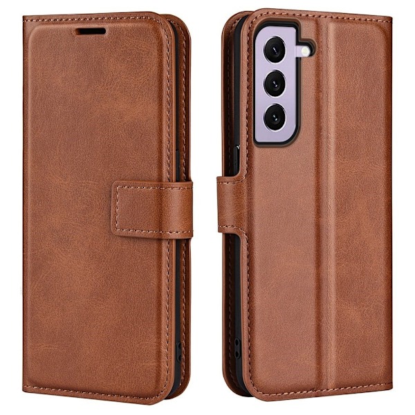 Lompakko Nahkakotelo For Samsung Galaxy S23 - Vaalean Ruskea Brown
