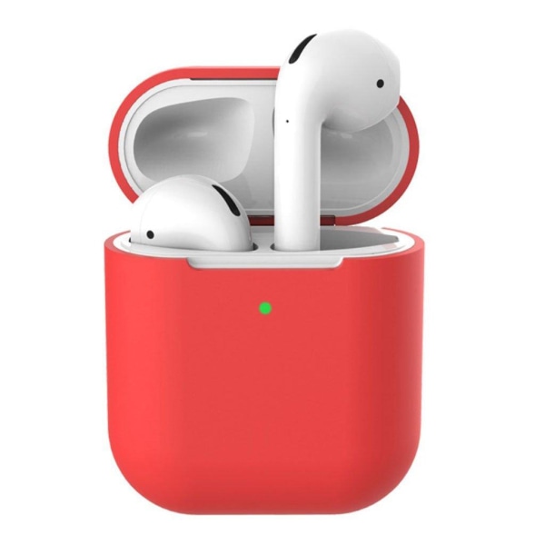 Apple Airpods silikone cover til opladningsetui - Rød Red