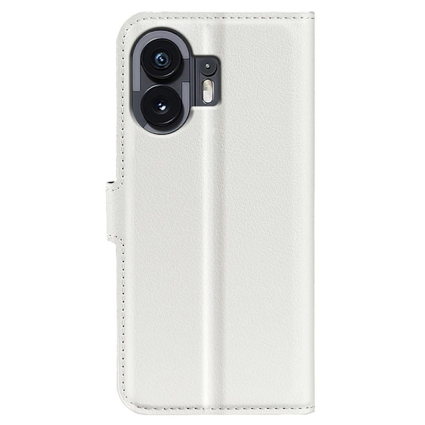 Klassisk Nothing Phone (2) Flip Etui - Hvid White