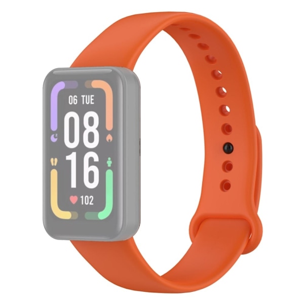 Xiaomi Redmi Smart Band Pro yksivärinen silikonikellon ranneke - Oranssi Orange