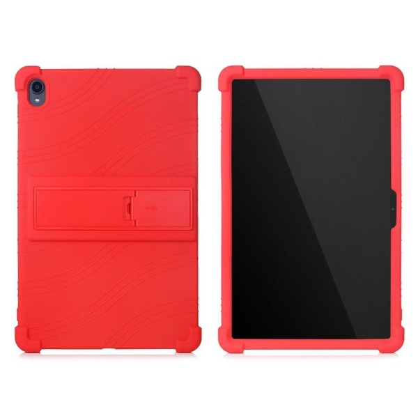 Lenovo Tab P11 slide-out style kickstand silicone case - Red Red