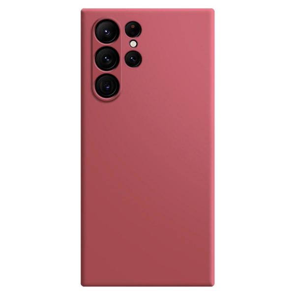 Skråt gummicover mod fald til Samsung Galaxy S23 Ultra - Rød Red
