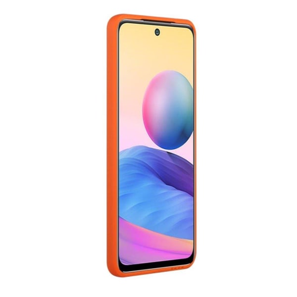 Xiaomi Redmi Note 10 / Xiaomi Redmi Note 10S skal med korthållare - Orange Orange