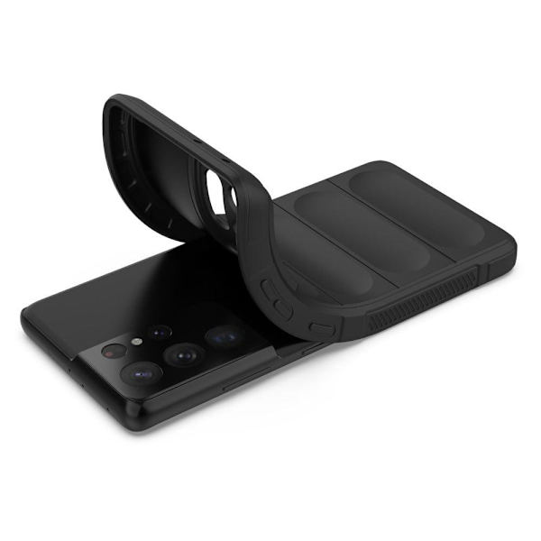 Blødt grebsformet cover til Samsung Galaxy S21 Ultra 5G - Hvid White