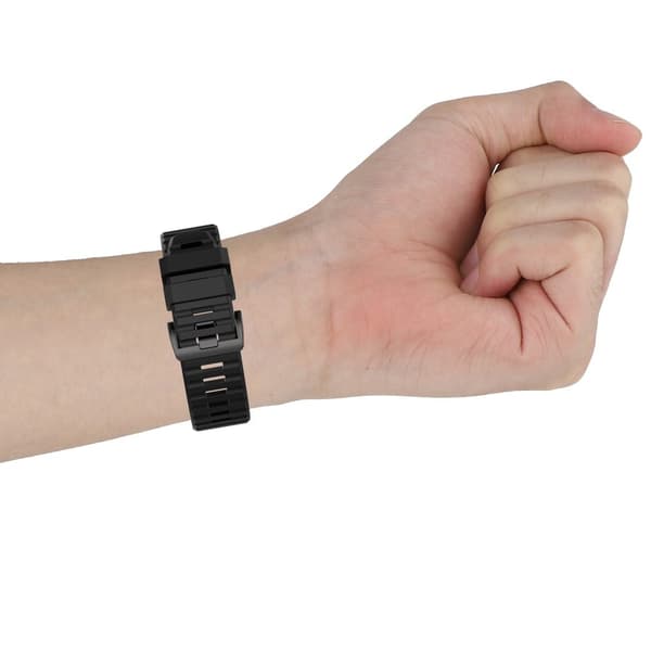 Garmin Epix / Fenix 7 klokkerem i silikon - Svart Black