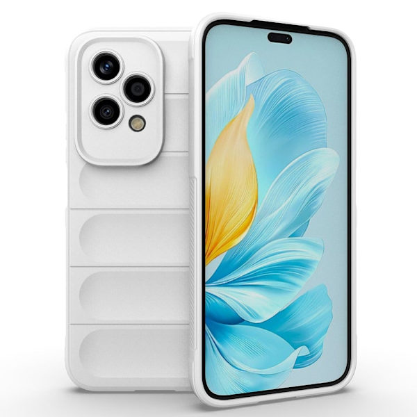 Mjukt greppformat Honor 200 Lite skal - Vit Vit