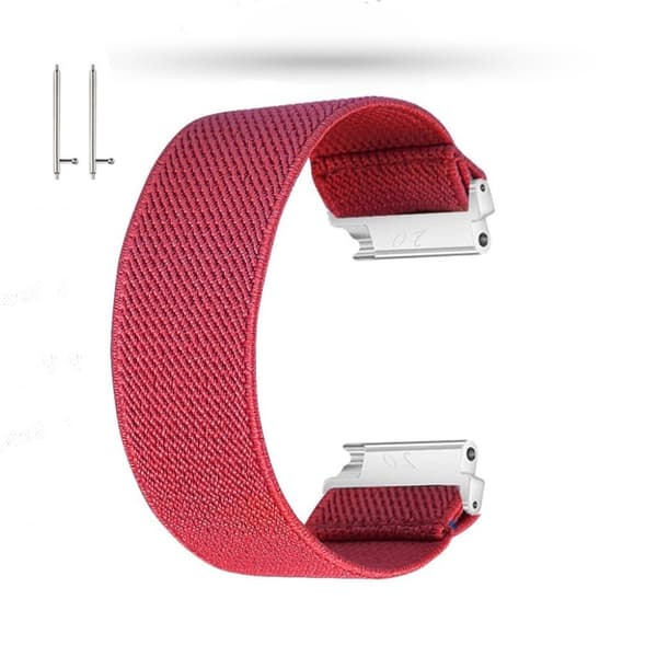 Ensfarvet nylon-urrem til Huawei-ur - Rød Red