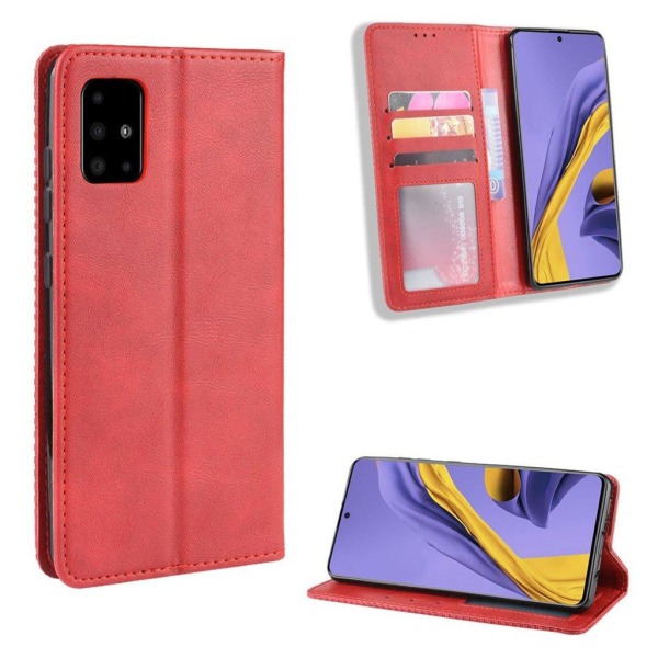 Bofink Vintage Samsung Galaxy A51 etui – Rød Red