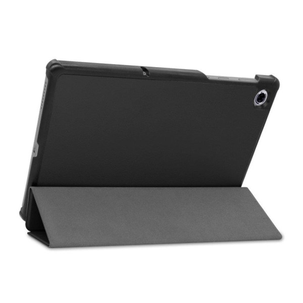 Lenovo Tab M10 FHD Plus durable tri-fold leather case - Black Black