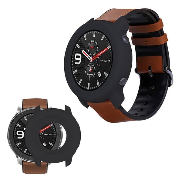 Amazfit GTR 42mm silikonipuskuri - Musta Black