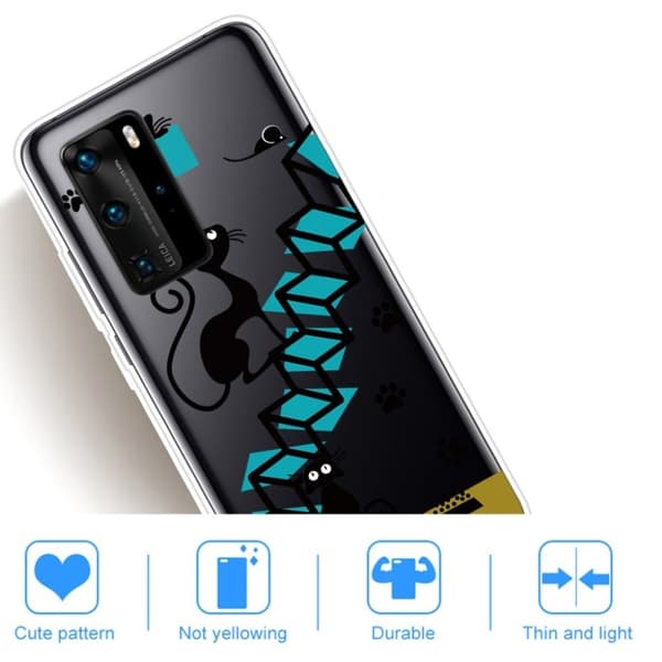 Deco Huawei P40 deksel - Trapp Multicolor
