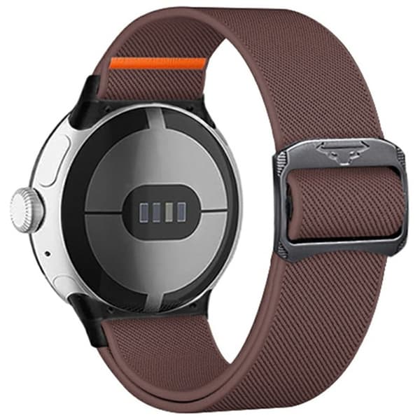 Nylonrem til Google Pixel Watch 3 41mm / Watch 2 / Pixel Watch Elastisk udskiftningsarmbånd - Lilla Purple