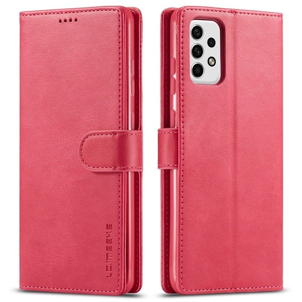 LC.Imeeke läder Samsung Galaxy A23 fodral - Röd Röd