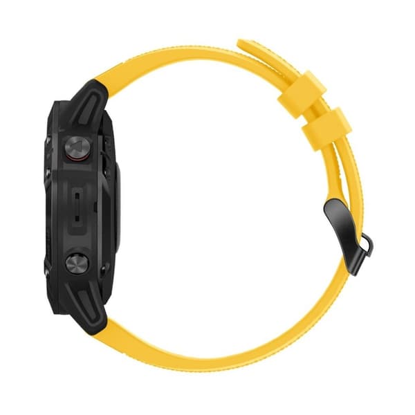 Garmin Fenix 5 silikoninen kellonauha - Keltainen Yellow