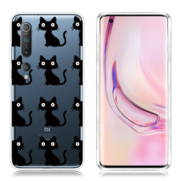 Deco Xiaomi Mi 10 Pro Cover - Sort Kat Black