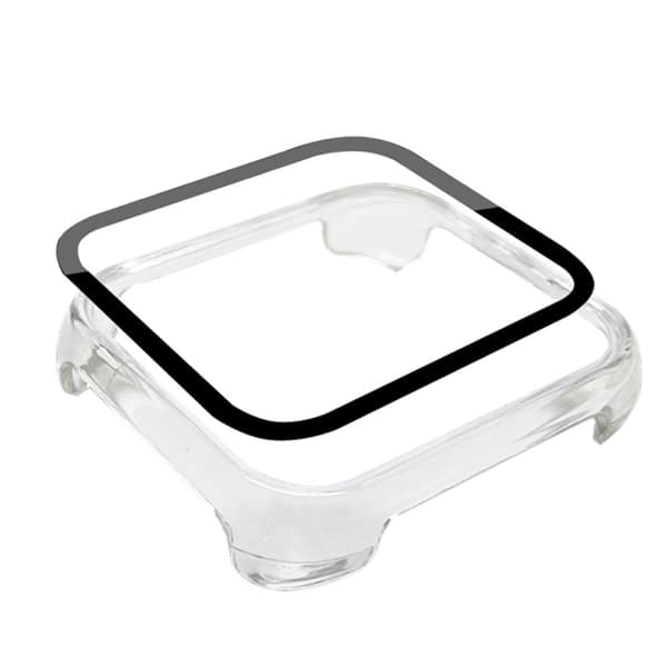 Oppo Watch 2 (42mm) simple cover with tempered glass screen protector - Transparent Transparent