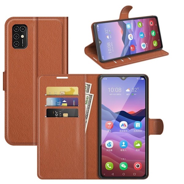 Classic ZTE Blade V2020 Smart fodral - Brun Brun